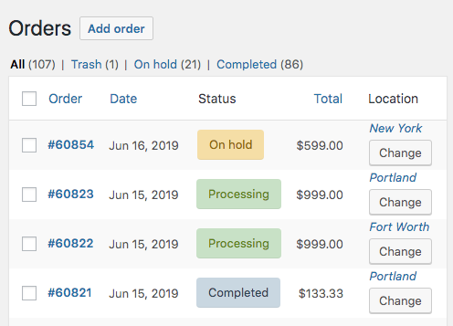 Multi-Location Order Routing - Assign online orders to fulfillment locations